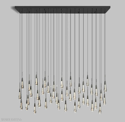 Solitaire Linear Chandelier 37"50"70"87"120"-Nobipets