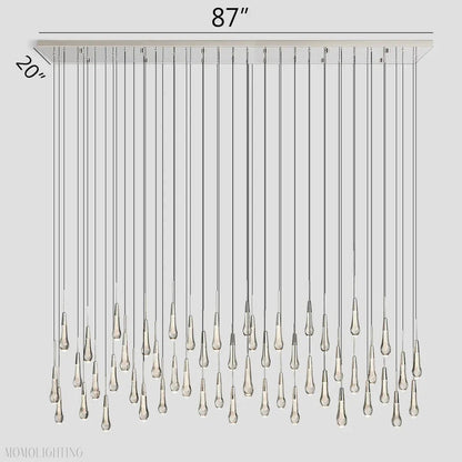 Solitaire Linear Chandelier 37"50"70"87"120"-Nobipets