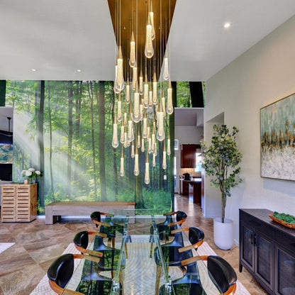 Solitaire Linear Chandelier 37"50"70"87"120"-Nobipets