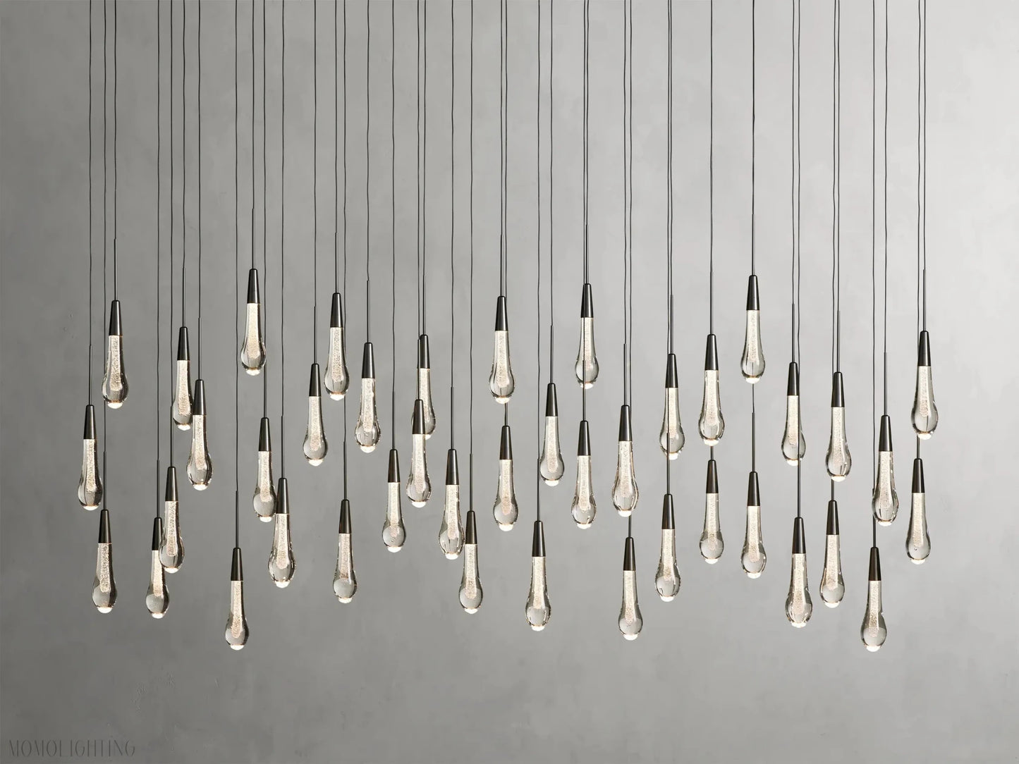 Solitaire Linear Chandelier 37"50"70"87"120"-Nobipets