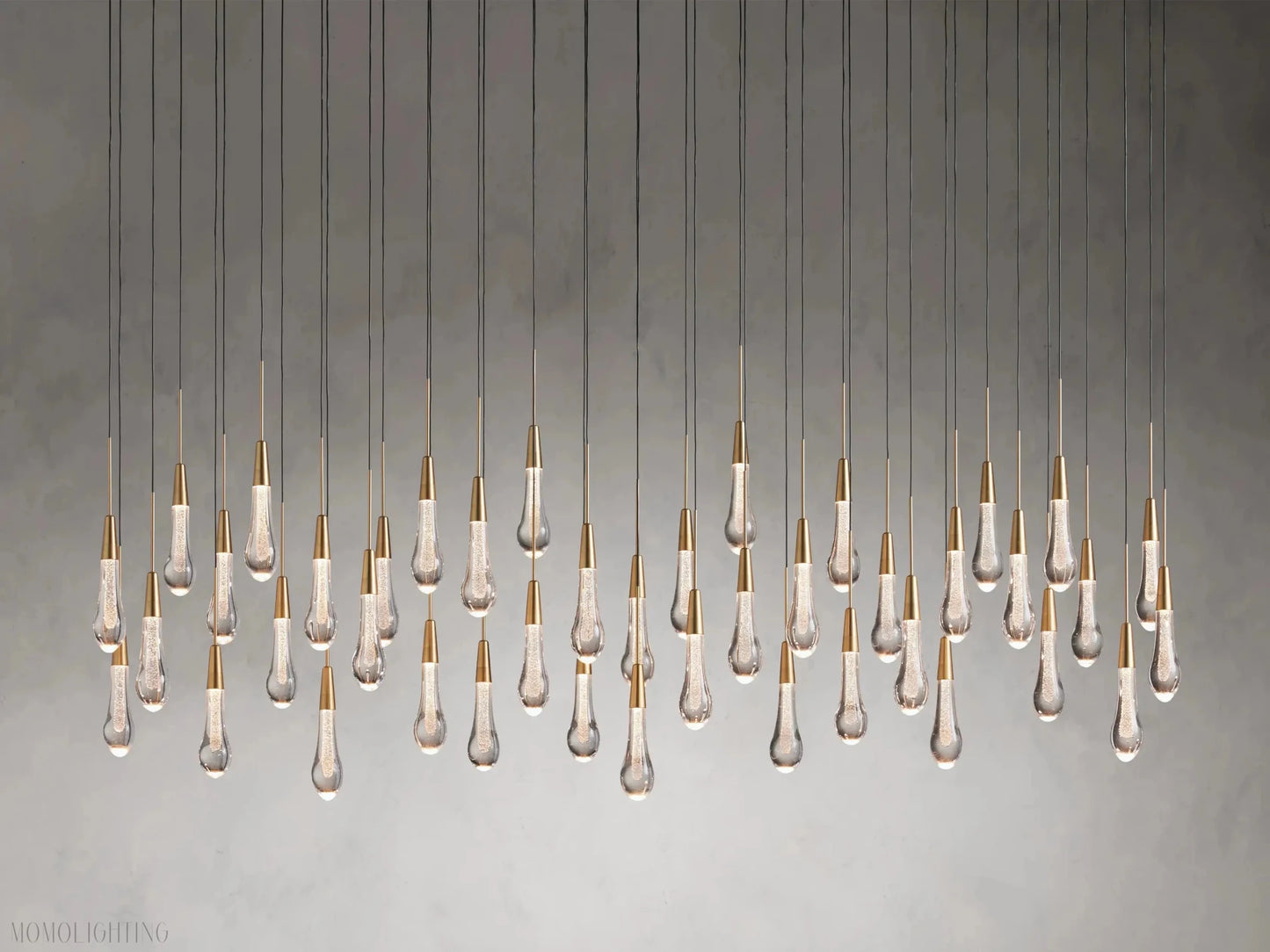 Solitaire Linear Chandelier 37"50"70"87"120"-Nobipets