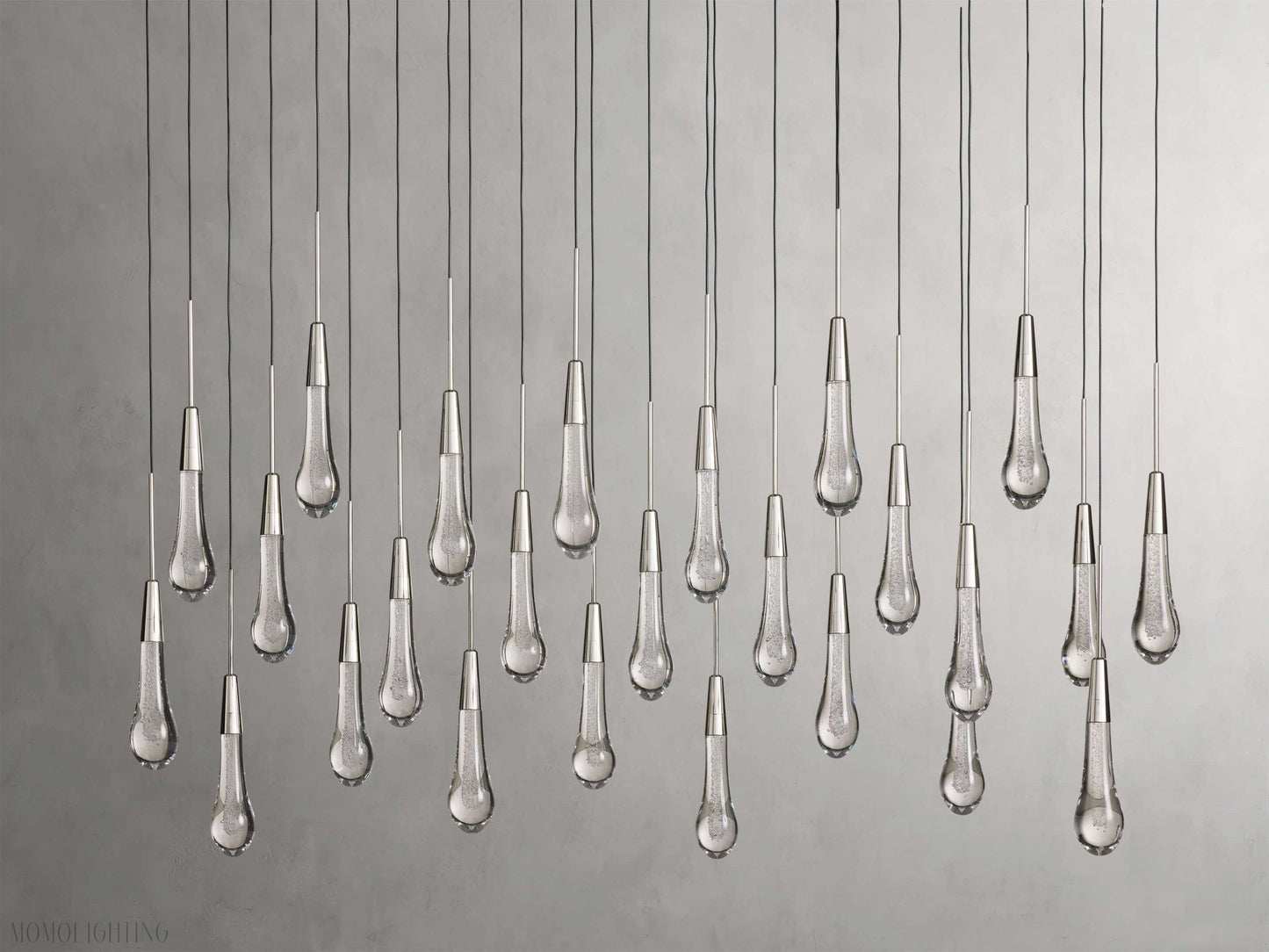 Solitaire Linear Chandelier 37"50"70"87"120"-Nobipets