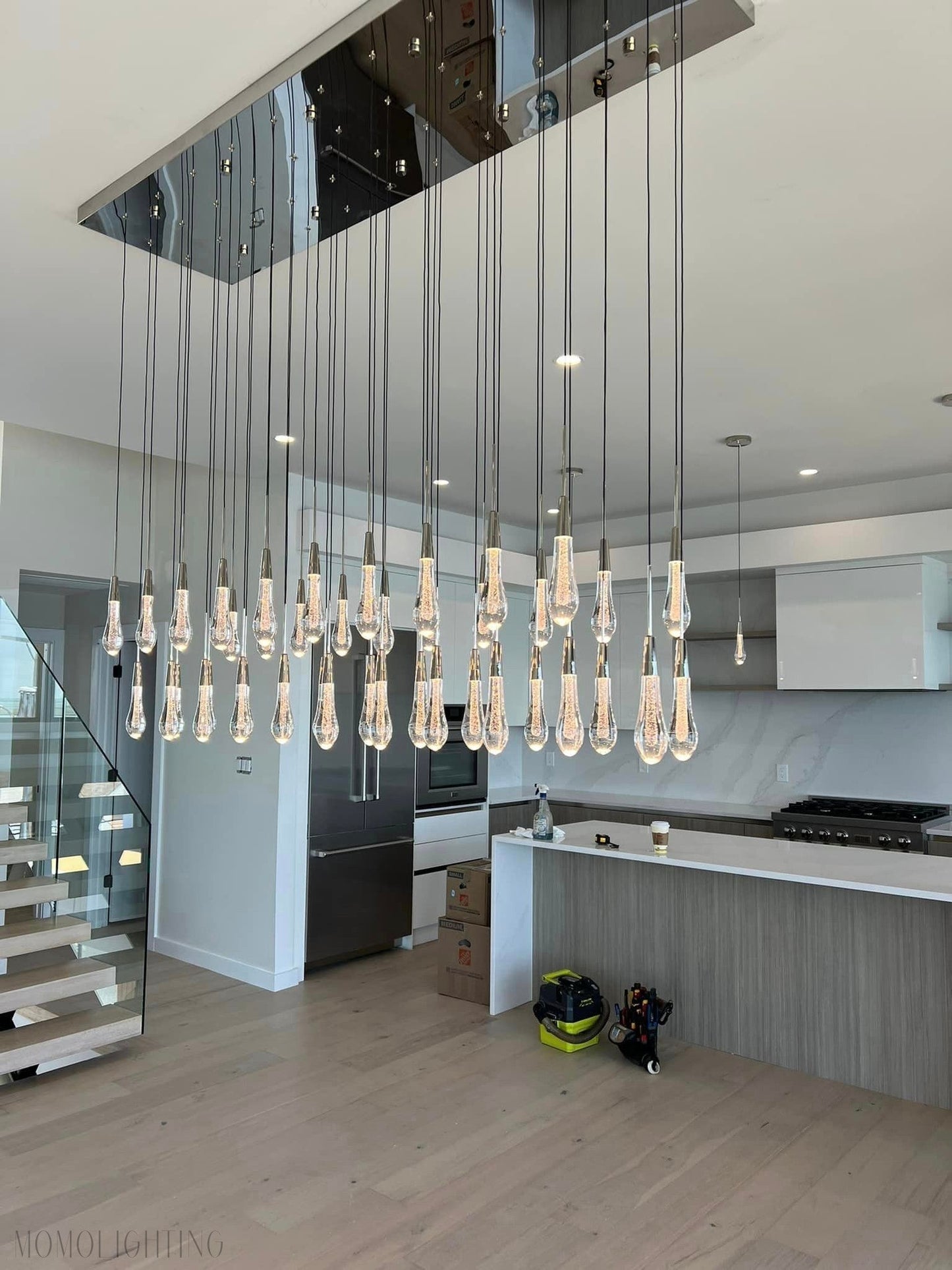 Solitaire Linear Chandelier 37"50"70"87"120"-Nobipets