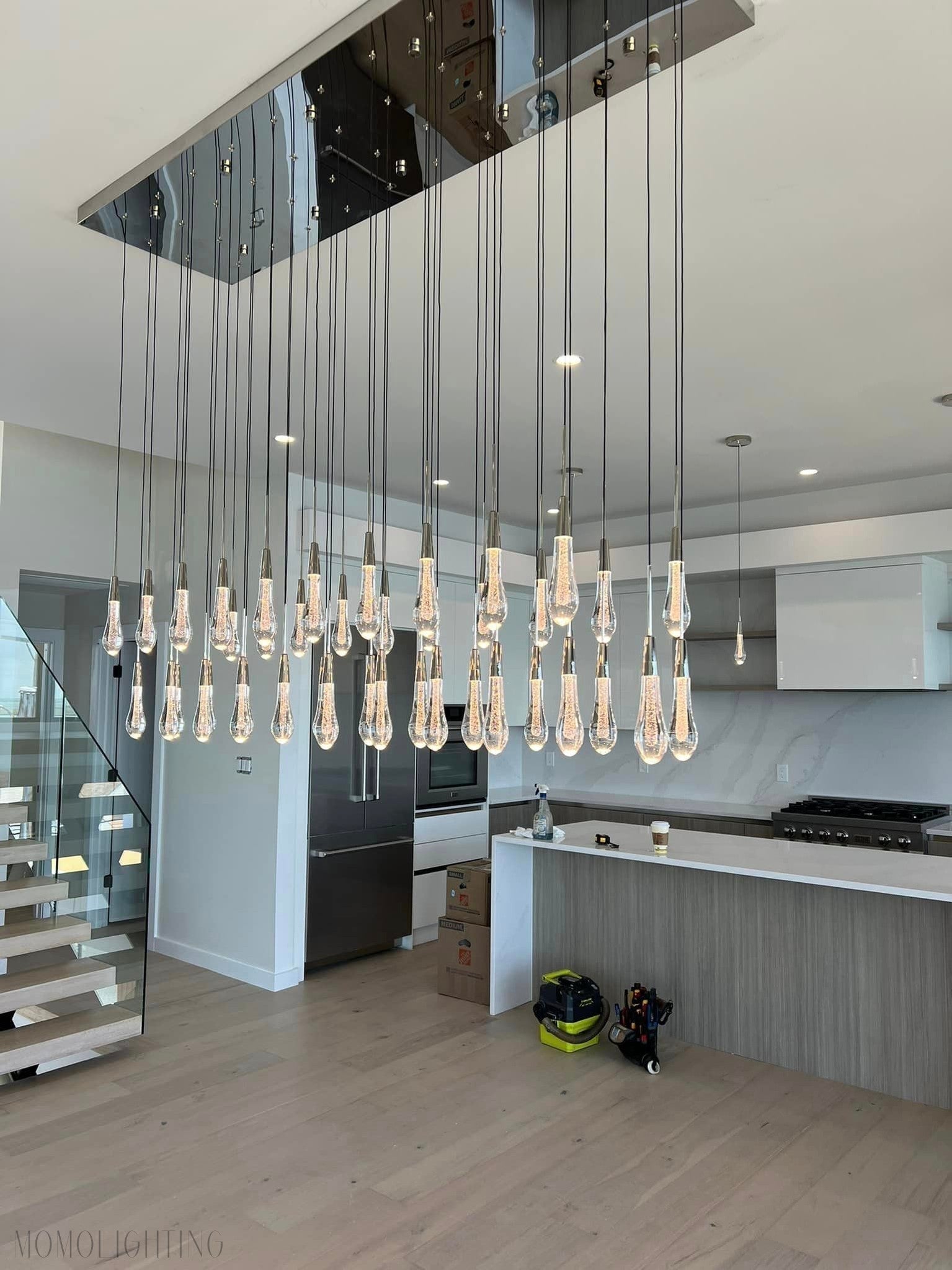 Solitaire Linear Chandelier 37"50"70"87"120"-Nobipets