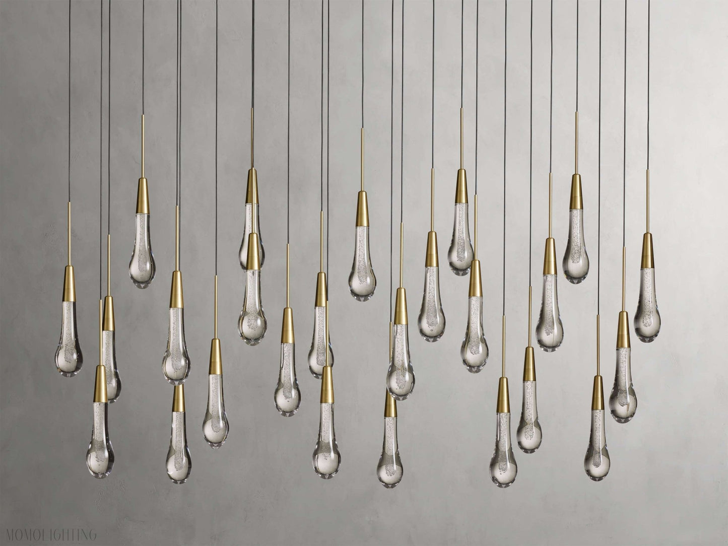 Solitaire Linear Chandelier 37"50"70"87"120"-Nobipets
