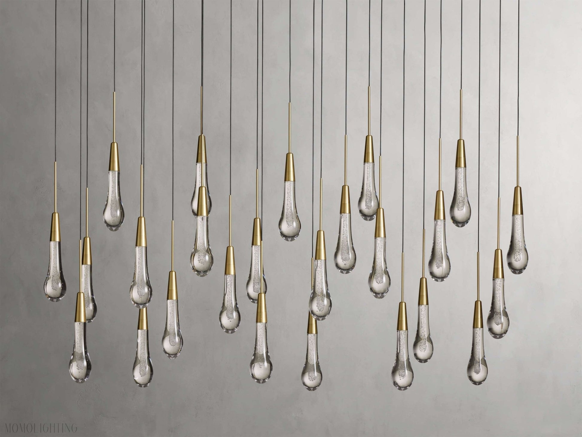 Solitaire Linear Chandelier 37"50"70"87"120"-Nobipets