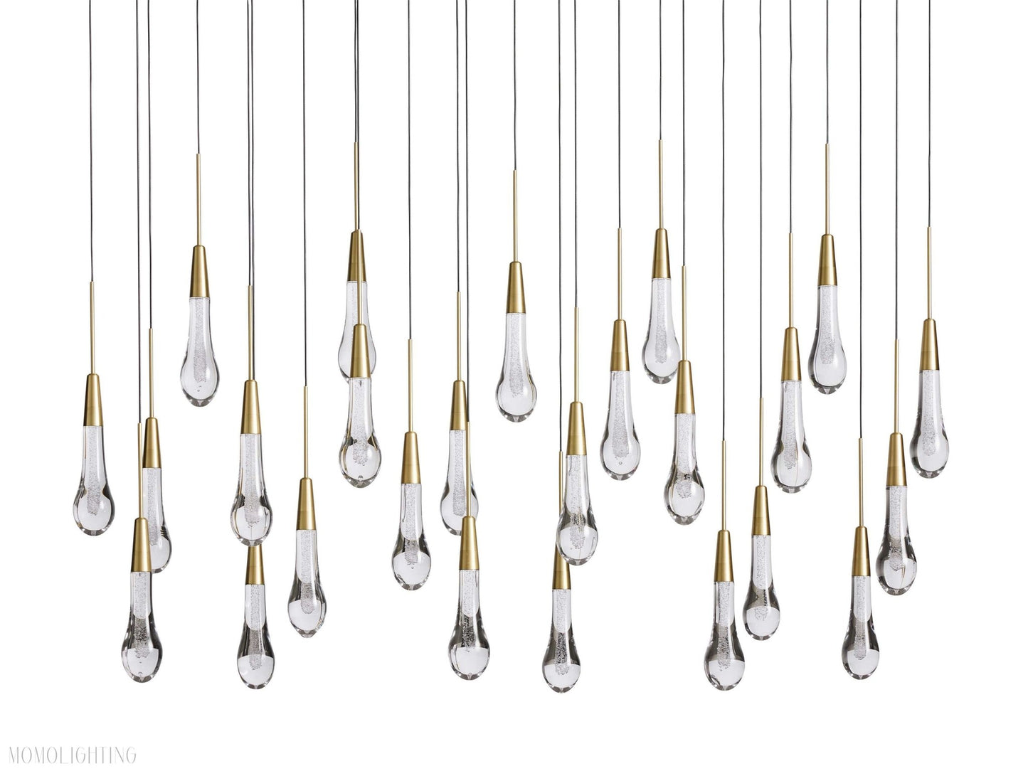Solitaire Linear Chandelier 37"50"70"87"120"-Nobipets