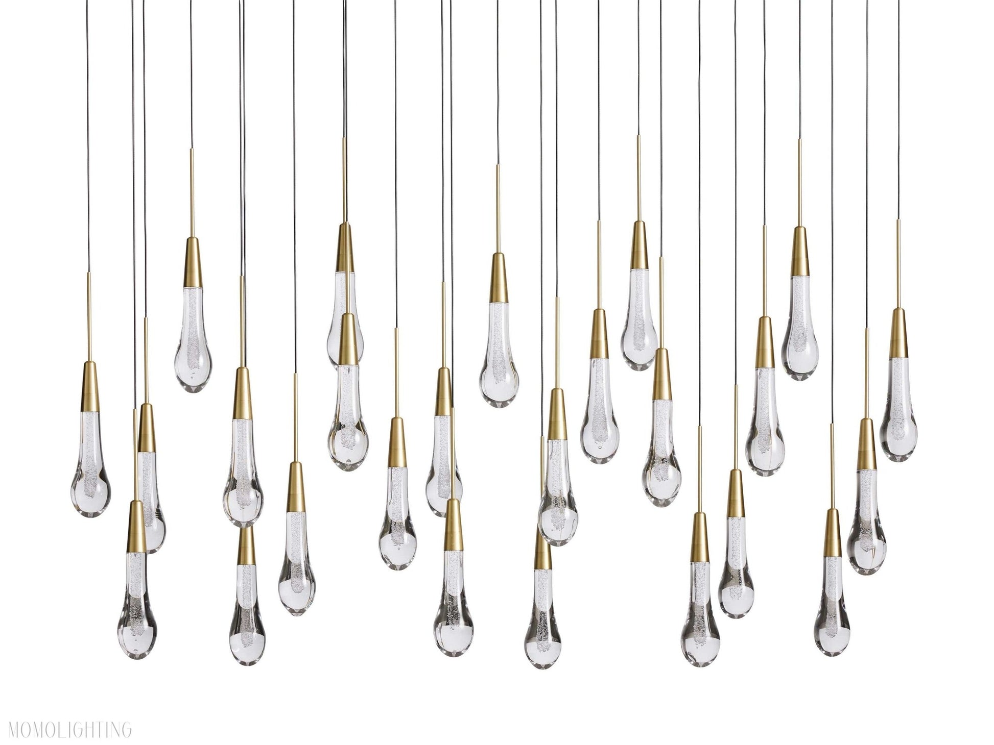 Solitaire Linear Chandelier 37"50"70"87"120"-Nobipets