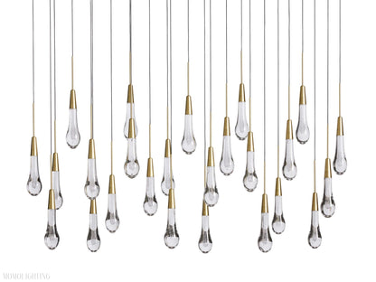 Solitaire Linear Chandelier 37"50"70"87"120"-Nobipets