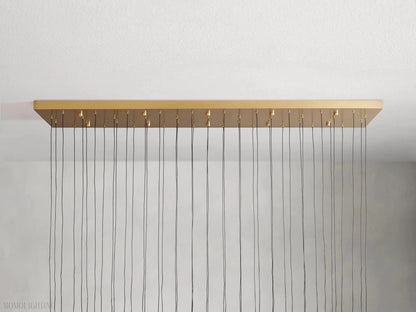 Solitaire Linear Chandelier 37"50"70"87"120"-Nobipets