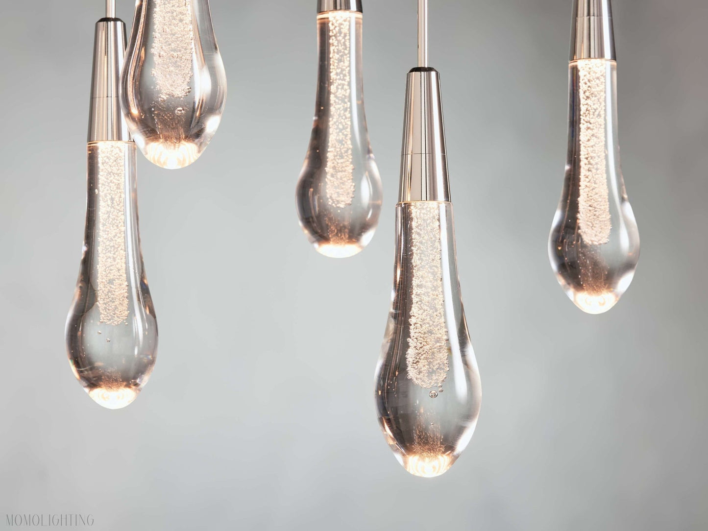 Solitaire Linear Chandelier 37"W-Nobipets