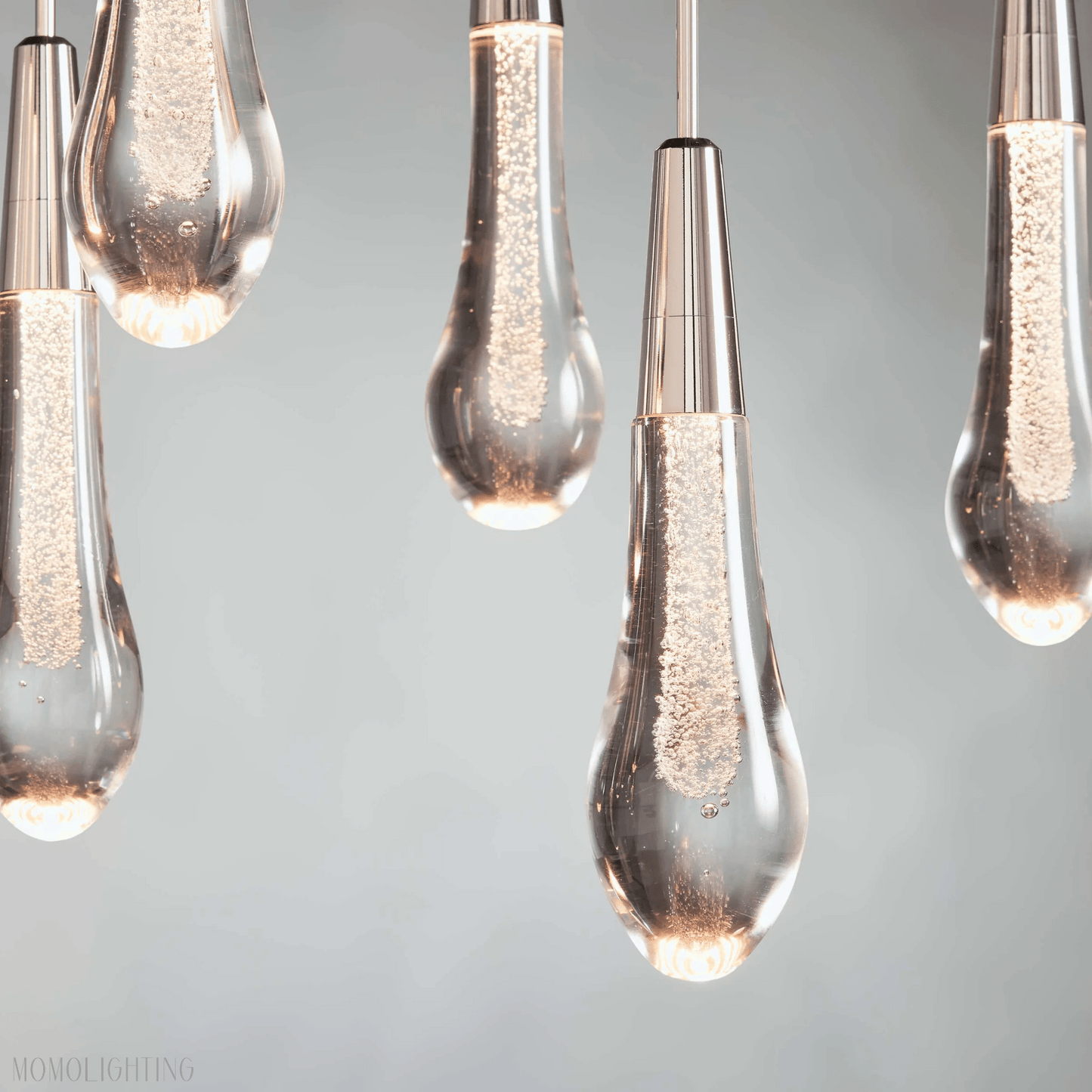 SOLITAIRE LINEAR MODERN CHANDELIER 37"W-Nobipets