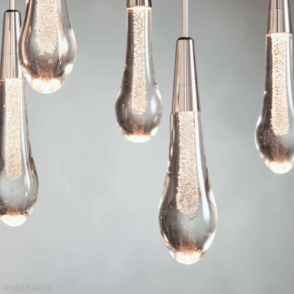 SOLITAIRE LINEAR MODERN CHANDELIER 37"W-Nobipets