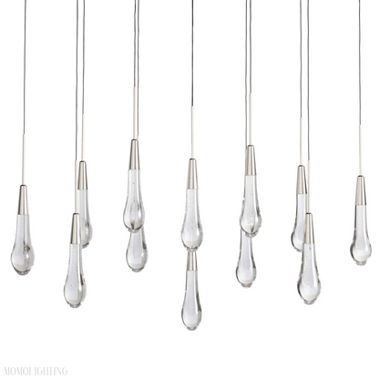 SOLITAIRE LINEAR MODERN CHANDELIER 37"W-Nobipets