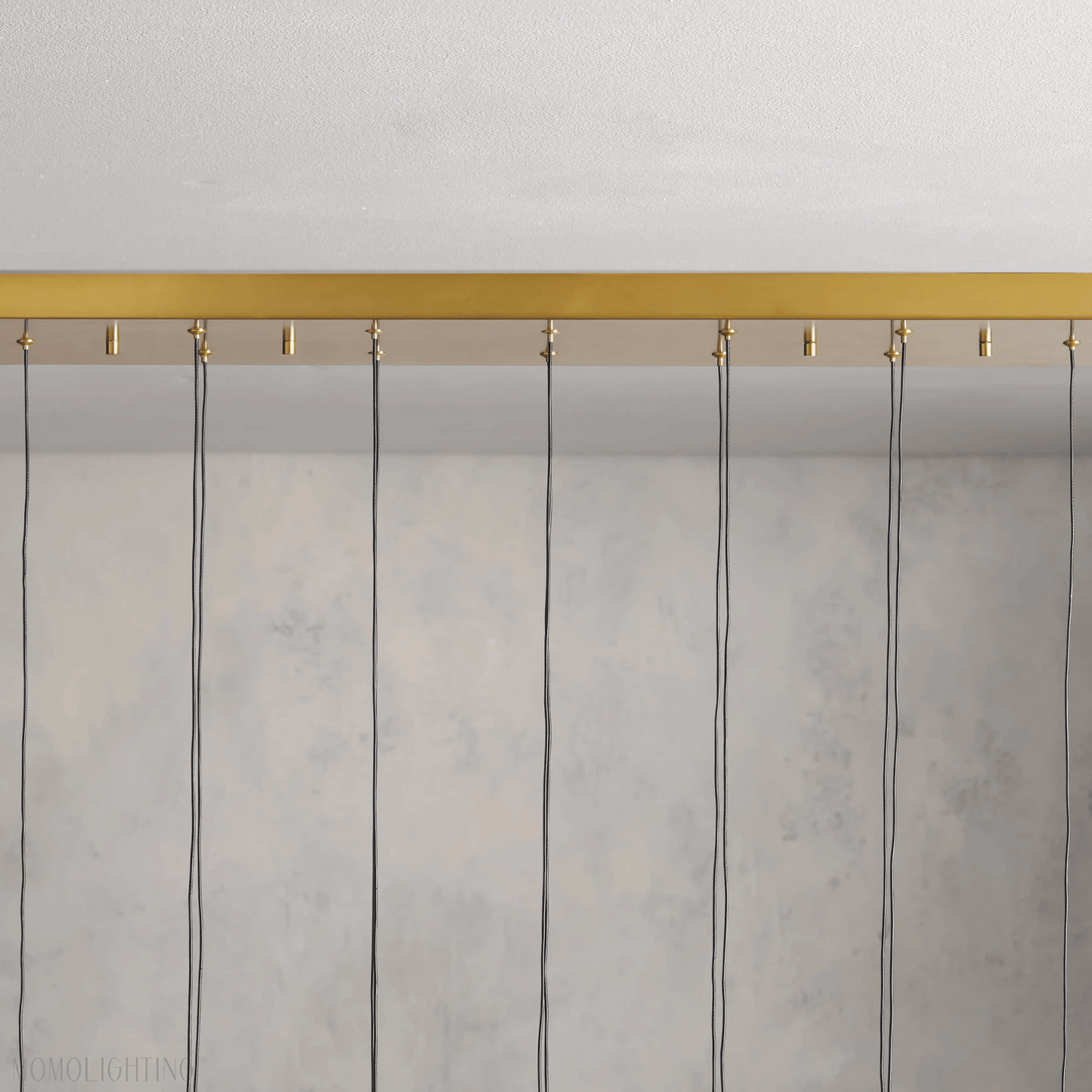 SOLITAIRE LINEAR MODERN CHANDELIER 37"W-Nobipets