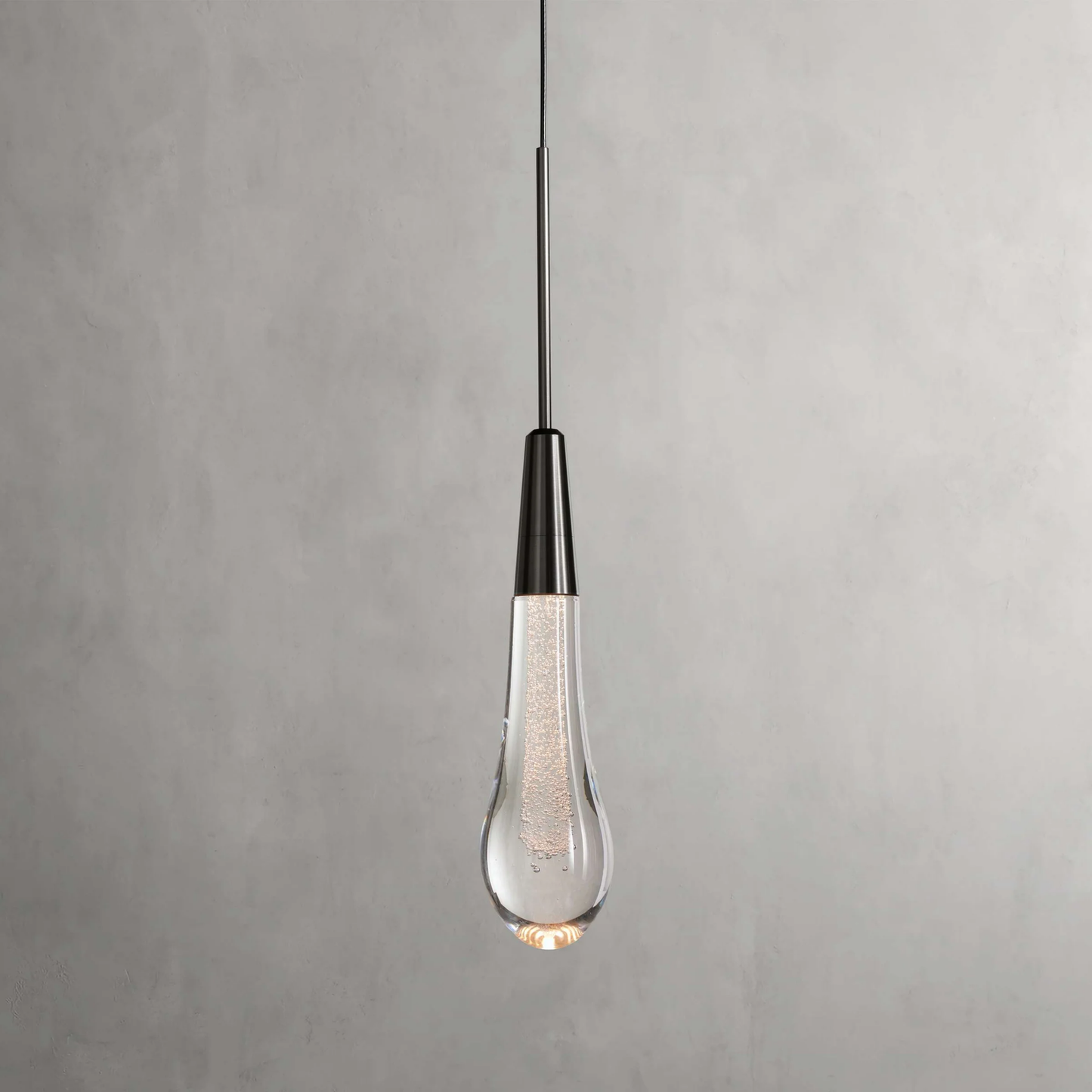 SOLITAIRE MODERN PENDANT 2"
