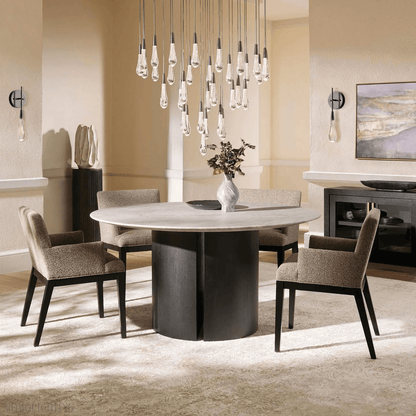 SOLITAIRE MODERN ROUND CHANDELIER-Nobipets