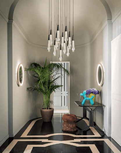 SOLITAIRE MODERN ROUND CHANDELIER-Nobipets