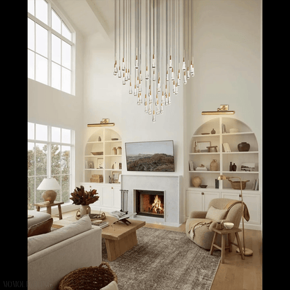 SOLITAIRE MODERN ROUND CHANDELIER-Nobipets