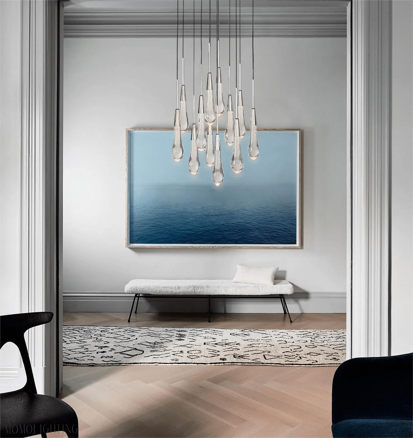 SOLITAIRE MODERN ROUND CHANDELIER-Nobipets