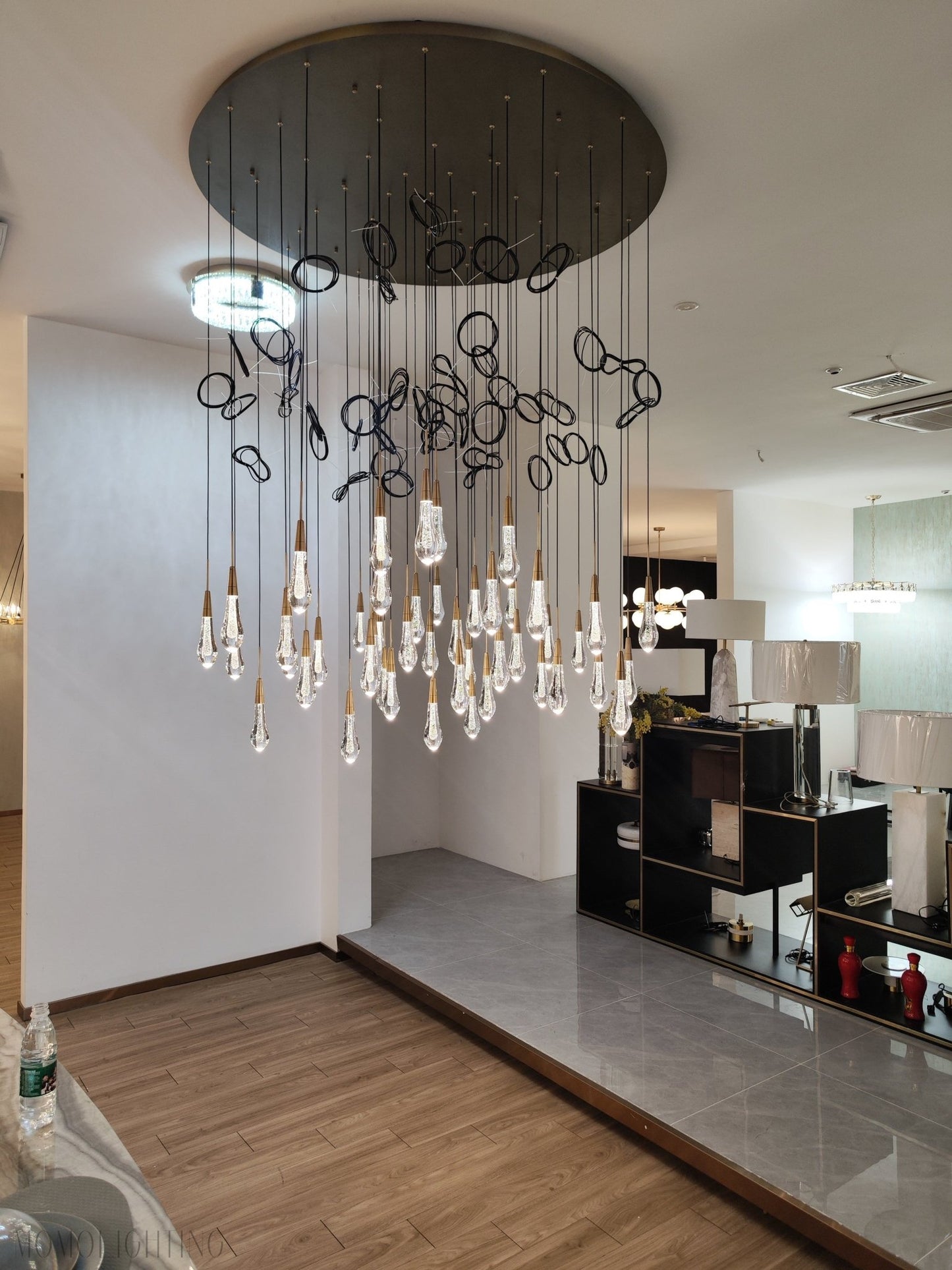 Solitaire Round Chandelier 17" 24" 36“ 58“-Nobipets