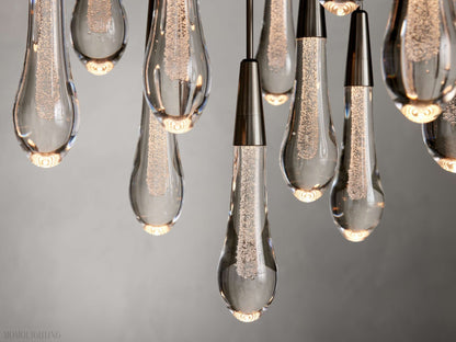 Solitaire Round Chandelier 17" 24" 36“ 58“-Nobipets