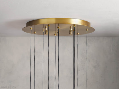 Solitaire Round Chandelier 17" 24" 36“ 58“-Nobipets