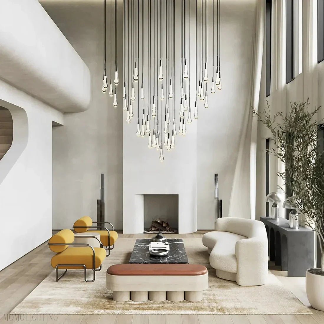 Solitaire Round Chandelier 17" 24" 36“ 58“-Nobipets