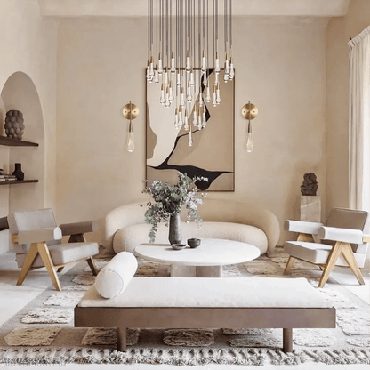 Solitaire Round Chandelier 17" 24" 36“ 58“-Nobipets