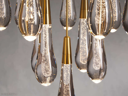 Solitaire Round Chandelier 17" 24" 36“ 58“-Nobipets