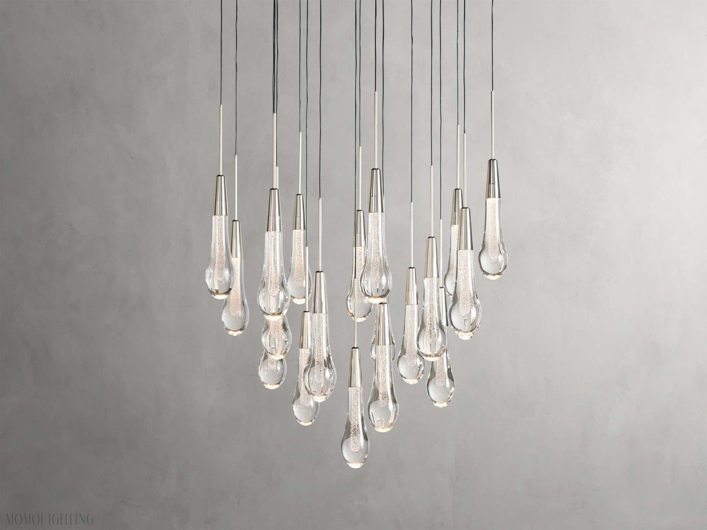 Solitaire Round Chandelier 17" 24" 36“ 58“-Nobipets