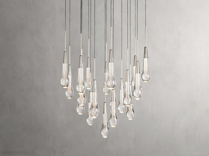 Solitaire Round Chandelier 17" 24" 36“ 58“-Nobipets