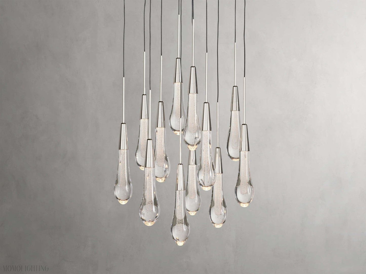 Solitaire Round Chandelier 17" 24" 36“ 58“-Nobipets