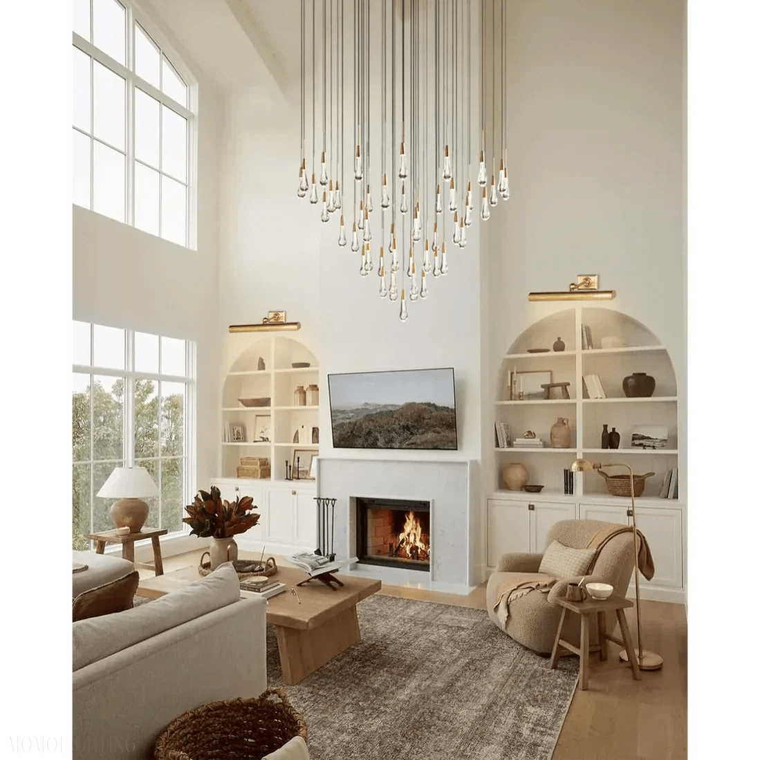 Solitaire Round Chandelier 17" 24" 36“ 58“-Nobipets