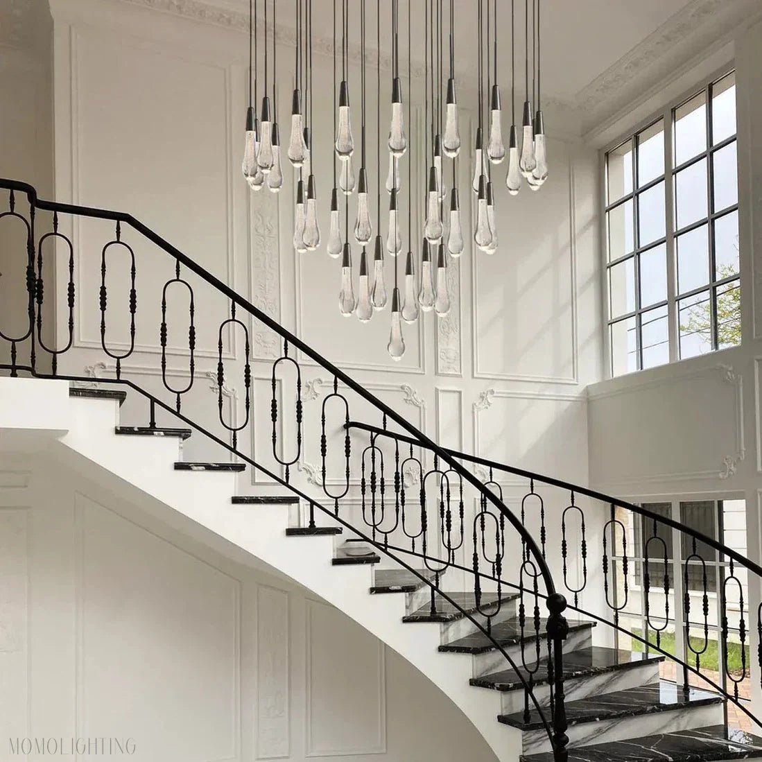 Solitaire Round Chandelier 17" 24" 36“ 58“-Nobipets