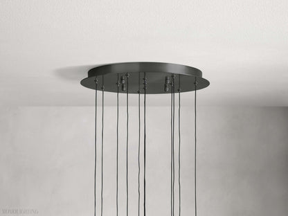 Solitaire Round Chandelier 17" 24" 36“ 58“-Nobipets