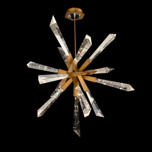 Solitude Crystal Pendant 48"