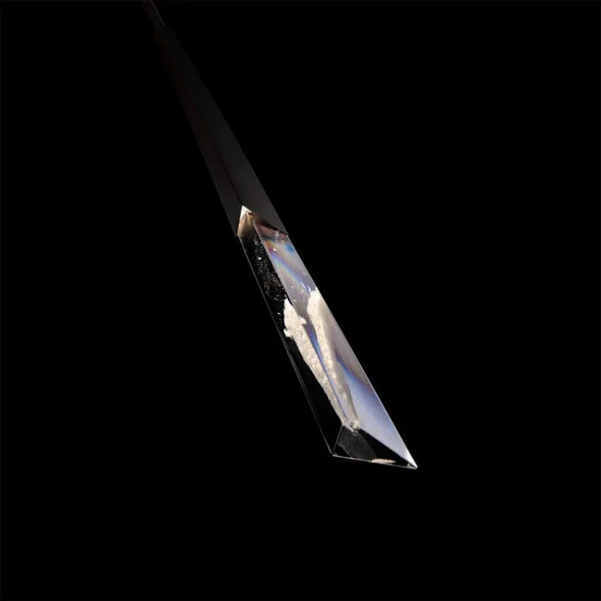 Solitude Crystal Pendant 6"