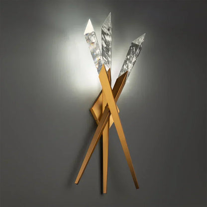 Solitude Crystal Wall Sconce 11"