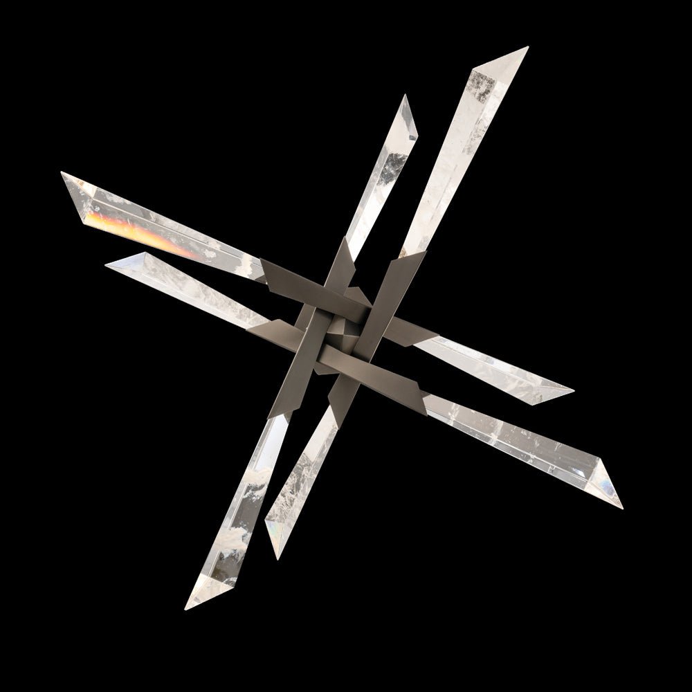 Solitude LED Semi Flush Mount Ceiling Light in Detail.