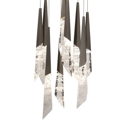 Solitude Round LED Multi Chandelier in Detail.