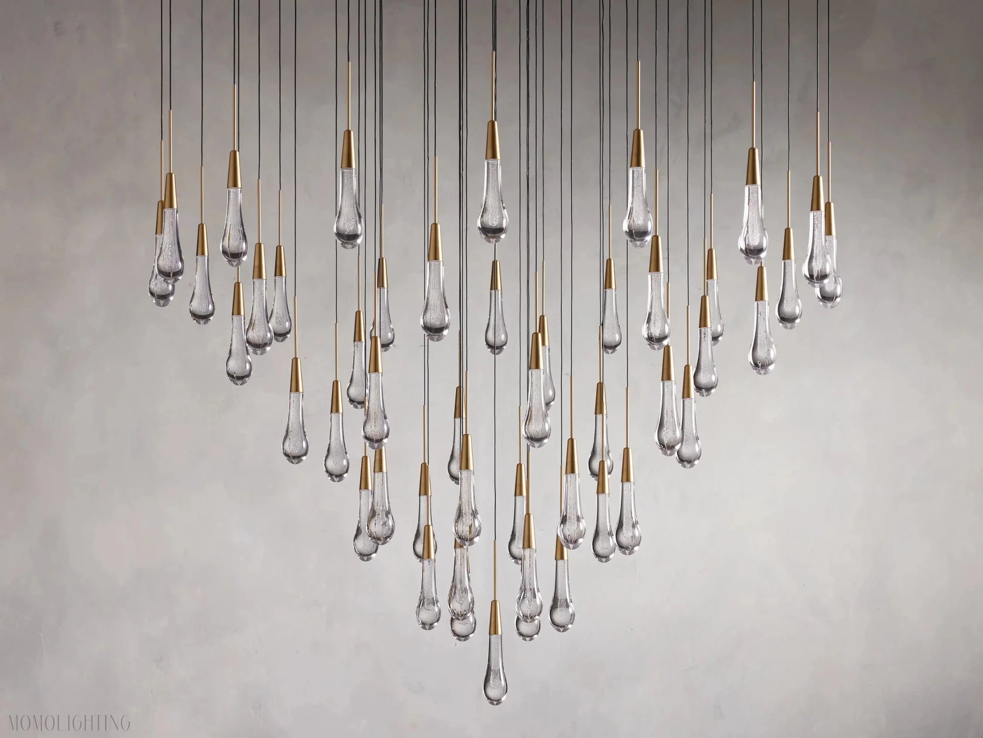 Soltaire Round Chandelier 58"D-Nobipets