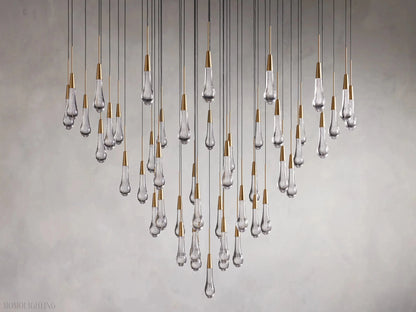 Soltaire Round Chandelier 58"D-Nobipets
