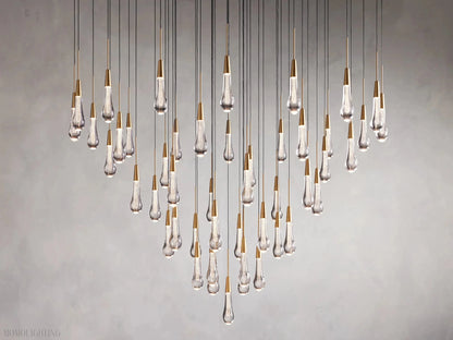 Soltaire Round Chandelier 58"D-Nobipets