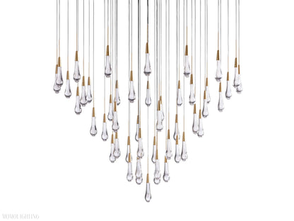 Soltaire Round Chandelier 58"D-Nobipets