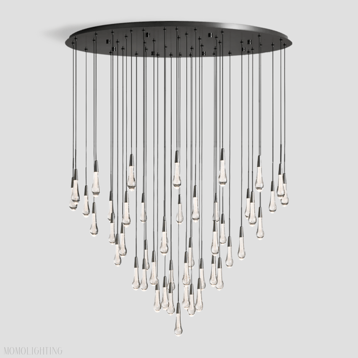 Soltaire Round Chandelier 58"D-Nobipets