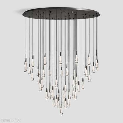 Soltaire Round Chandelier 58"D-Nobipets