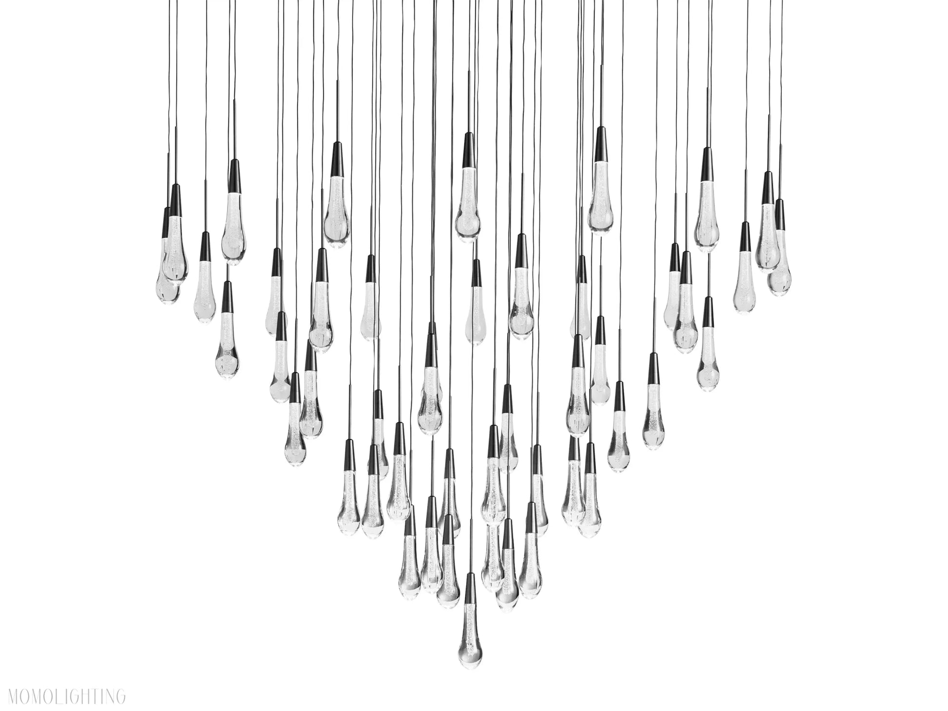 Soltaire Round Chandelier 58"D-Nobipets