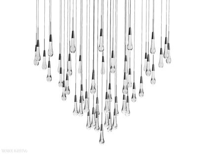 Soltaire Round Chandelier 58"D-Nobipets