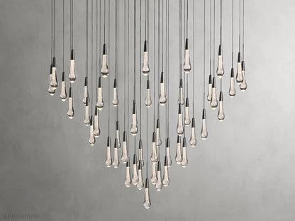 Soltaire Round Chandelier 58"D-Nobipets